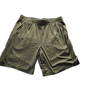 Men's Olive Green Athletic Shorts Medium